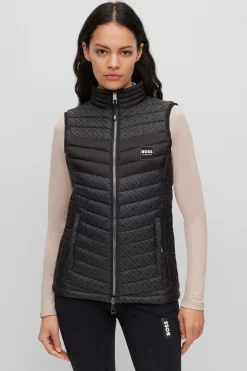 Hot boss Bea Monogram damevest Black