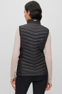 Hot boss Bea Monogram damevest Black