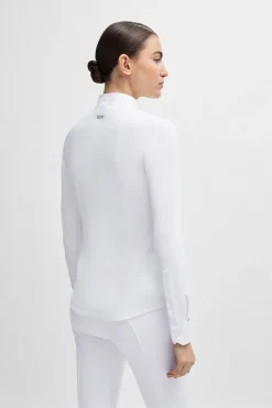 Sale boss Emma showbluse Houndstooth Grey