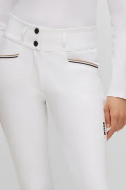 Clearance boss Hailey Full Grip Høyt Liv Ridebukser White