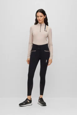 Sale boss Hailey ridebukse med full grep for kvinner Black