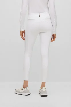 Outlet boss Hazel knee Ridebukser for kvinner White