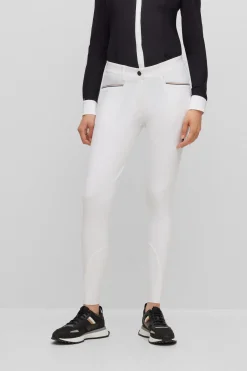 Online boss Heather ridebukse med full grep for kvinner White