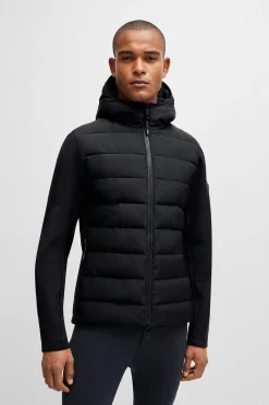 Sale boss Jeff Hybrid dunjakke Black