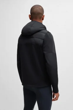 Sale boss Jeff Hybrid dunjakke Black