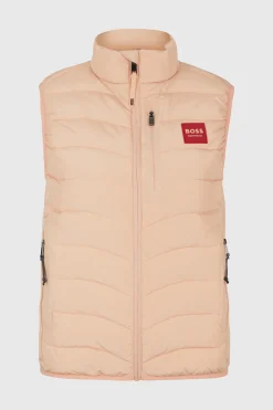 boss Lynn Puffer Vest PeachNougat