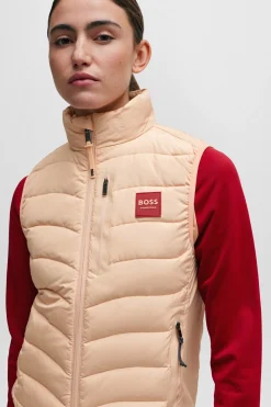 boss Lynn Puffer Vest PeachNougat
