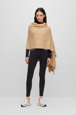 Clearance boss Monogram skjerf Beige