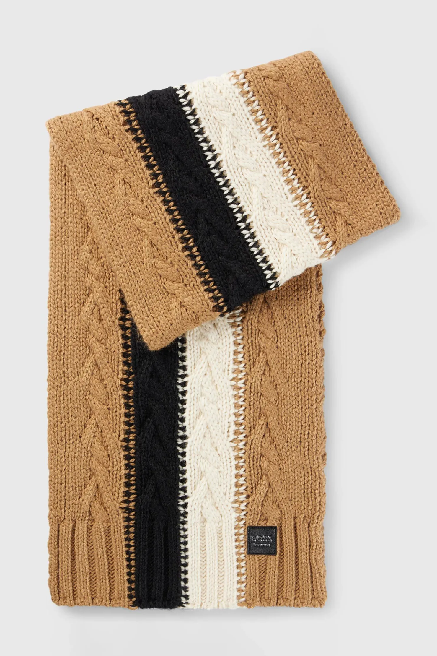 boss skjerf Signature Camel