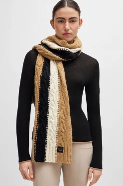 boss skjerf Signature Camel