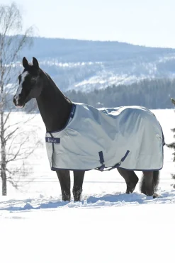 bucas Power Extra Utedekken med svettetransporterende funksjon, 300g Silver/DarkBlue