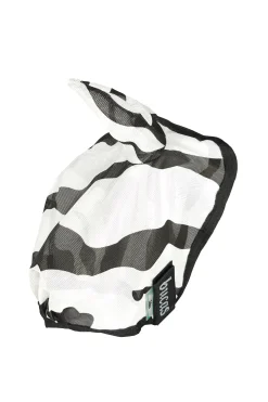 Hot bucas Buzz-Off Zebra Fluemaske Black/White