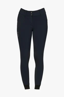 New cavalleriatoscana Cavalleria Toscana RS ridebukser til dame med høyt liv og integrert grip DB/AB