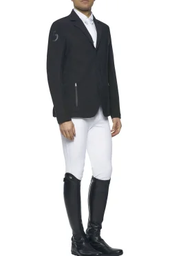 Hot cavalleriatoscana Cavalliera Toscana Tech Knit Zip herre-turneringsjakke DB/AB