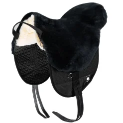 christ Basic Plus Barbaksal med sauefell Anthracite/Black