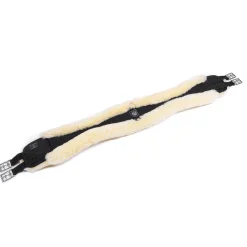 christ Kontur gjord, lang med lammeskinn Black/Off-White