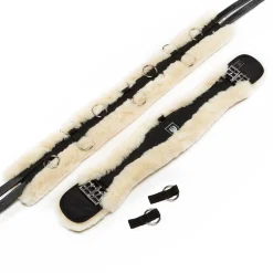 New christ longeringsgjord med saueskinn Black/Off-White