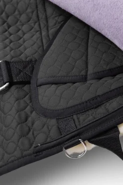 Clearance christ Premium Plus, barbak ridepad i lammeskinn Anthracite/Black