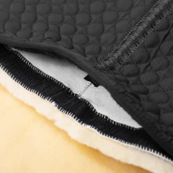 Clearance christ Western roundpad med innleggslomme ullhøyde 20mm Black/Off-White