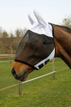 covalliero SuperFly fluemaske med ørebeskyttelse WH/AB