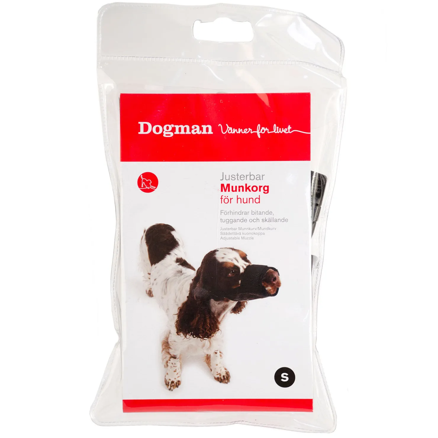 Outlet dogman munnkurv, nylon Black