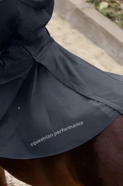 elt Fehmarn Dame ride regnkåpe deepblue