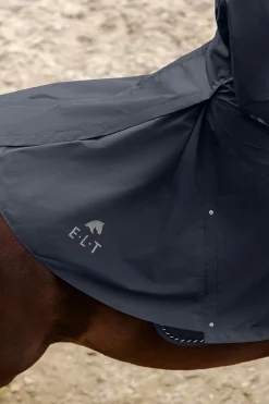 elt Fehmarn Dame ride regnkåpe deepblue