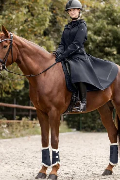 elt Fehmarn Dame ride regnkåpe deepblue