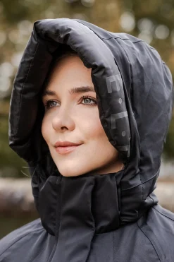 Clearance elt Opal Dame vinterridekåpe black