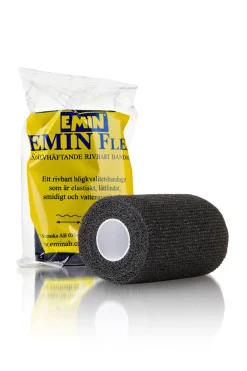 Hot emin MediWrap, svart, 10 cm * 4,5 m. Ikkespesifisert