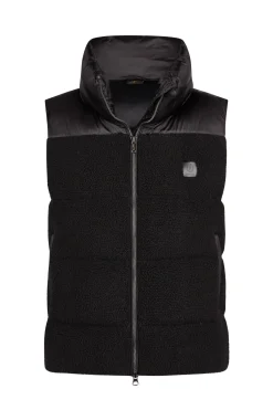 Online eskadron Fanatics AW24 Vattert Teddyfleece-vest Black