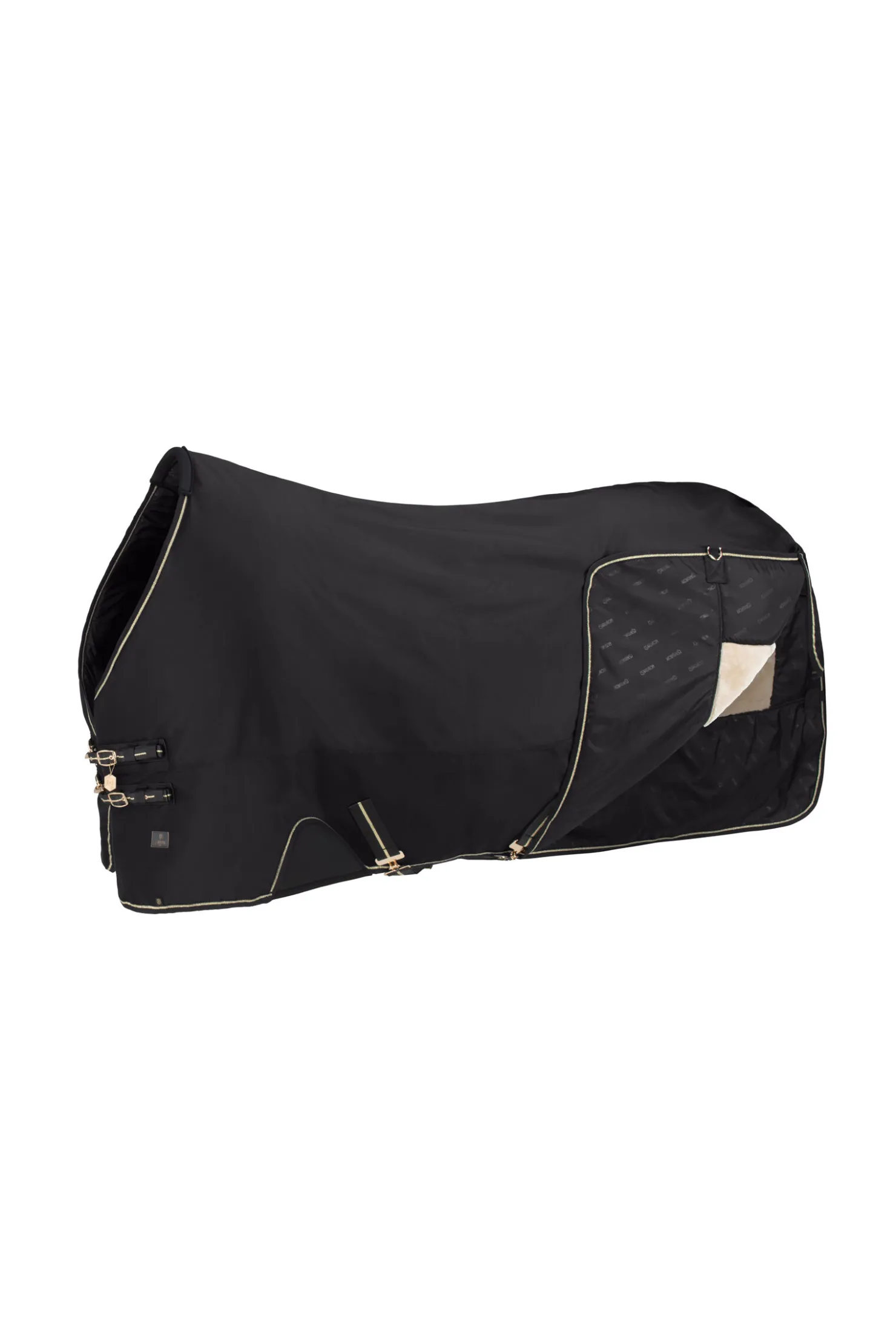 Hot eskadron Heritage AW24 Alpha 150 Fauxfur Utedekken Black