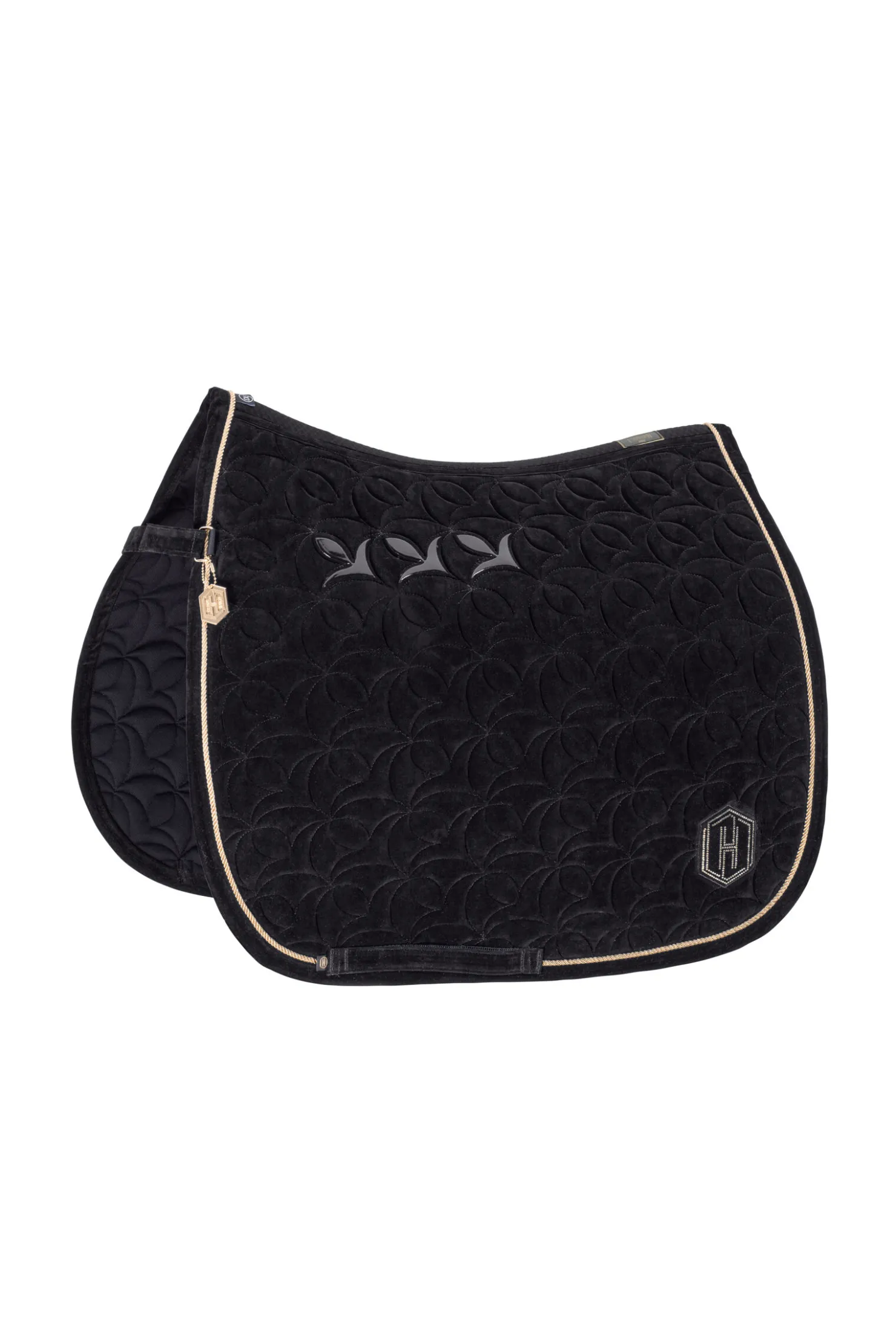 Online eskadron Heritage AW24 Velour Emblem Dressursjabrak Black