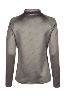 New eskadron Heritage Fanatics AW2023 Jersey skjorte med halv glidelås til dame SmokedPearlGrey