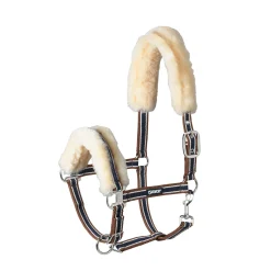 Online eskadron Lambskin grime Cognac/Creme/NightBlue