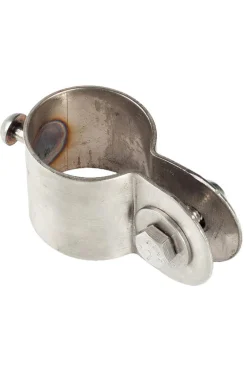 Sale finntack klemme med pin for 38mm skaft i rustfritt stål NoColor