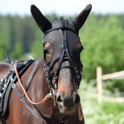 New finntack Pro syntetisk konkurransehette med ører Black