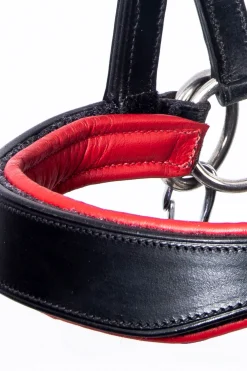 Clearance fra F.R.A. Freedom Riding Articles Aruba bittløst hodelag med tøyler (system 3) Black