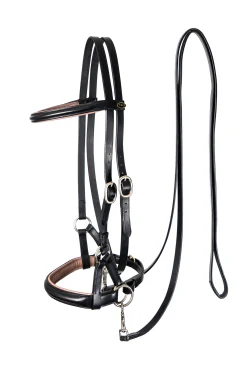 Discount fra F.R.A. Freedom Riding Articles Pardoes de Luxe Sidepull med tøyler (system 3) Black/Gray