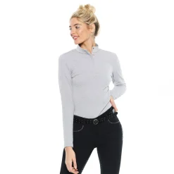 Clearance harcour Charade teknisk langermet genser, dame Grey