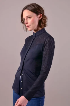 Sale harcour Shami langermet genser, dame DB/AB