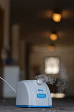 Online hippomed AirOne Ultrasound inhalator med maske, varmblods WH/AB