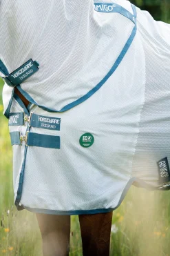 Best horseware AmEco fluedekken Silver/ElectricBlue