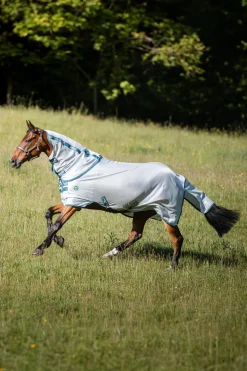 Best horseware AmEco fluedekken Silver/ElectricBlue