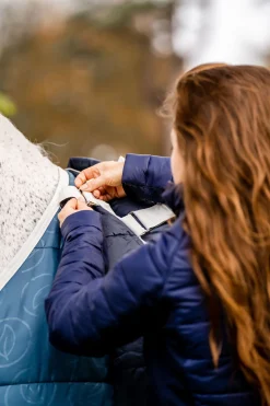 horseware AmEco liner, 100 gram Teal/Grey