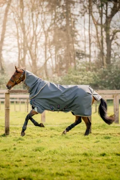 Discount horseware Amigo Bravo 12 Plus utedekken med avtakbar hals, 0g Shadow/Navy&Rose