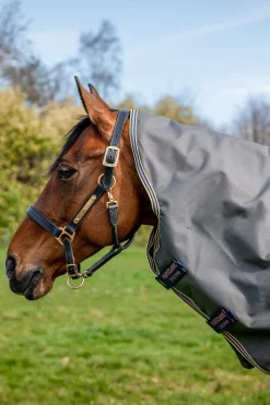 Discount horseware Amigo Bravo 12 Plus utedekken med avtakbar hals, 0g Shadow/Navy&Rose