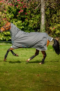 New horseware Amigo Bravo 12 Plus utedekken, 250g Shadow/Navy&Lime