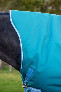 Clearance horseware Amigo Bravo 12 Wug utedekken med høy hals, 0 g StormGreen