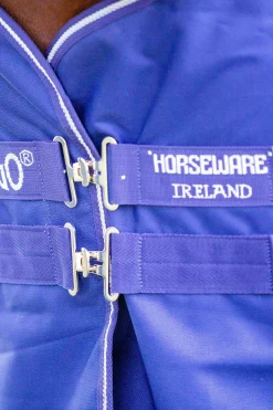 Clearance horseware Amigo Hero 900 Plus Medium utedekken, 200g AquaBlue/IvoryWhite